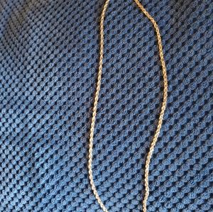 Diamond cut rope chain 12 grams 14k yellow gold